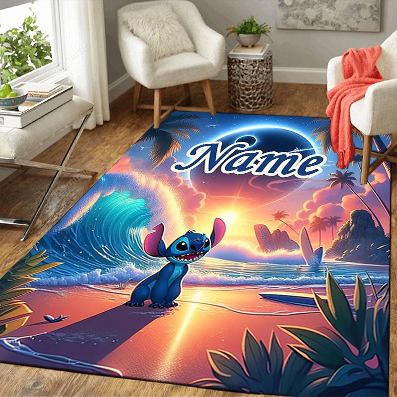 Custom 1Pc Stitch Stars Artwork Rug Office Carpet Indoor Outdoor Entrance Doormat Nonslip Soft And Comfortable Living Room D916265