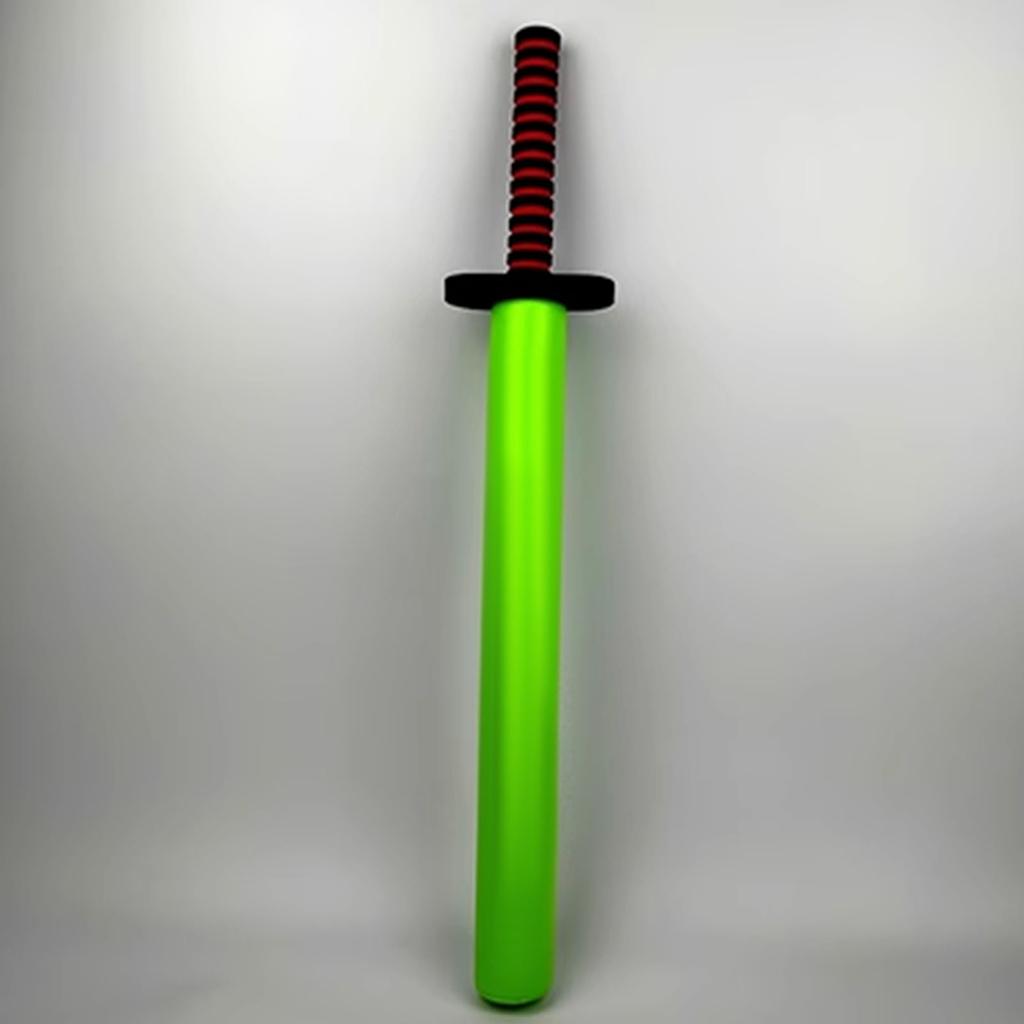 Practice Sword Children Sparring Training Sword Stick Practical Martial Arts Training Tool Green