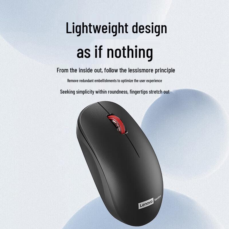 Lenovo MG51 Ergonomic Portable Wireless Mouse