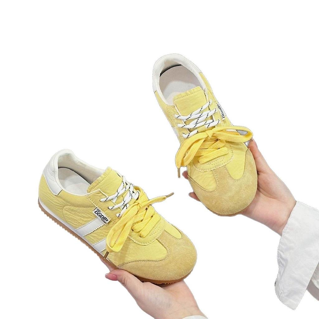 Leather soft-soled Forrest Gump shoes women's 2025 spring new flat-soled comfortable and versatile lightweight casual sports jogging shoes