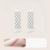 Female Autumn Diamond Lattice 10A Class Antibacterial Sweat Absorption Deodorizing Five Finger Tube Stack Socks