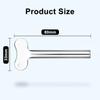 1/2/4/6pcs Stainless Steel Toothpaste Tube Squeezers Metal Key Toothpaste Squeezers for Bathroom Hair Dye Cosmetic Tubes Squeezer