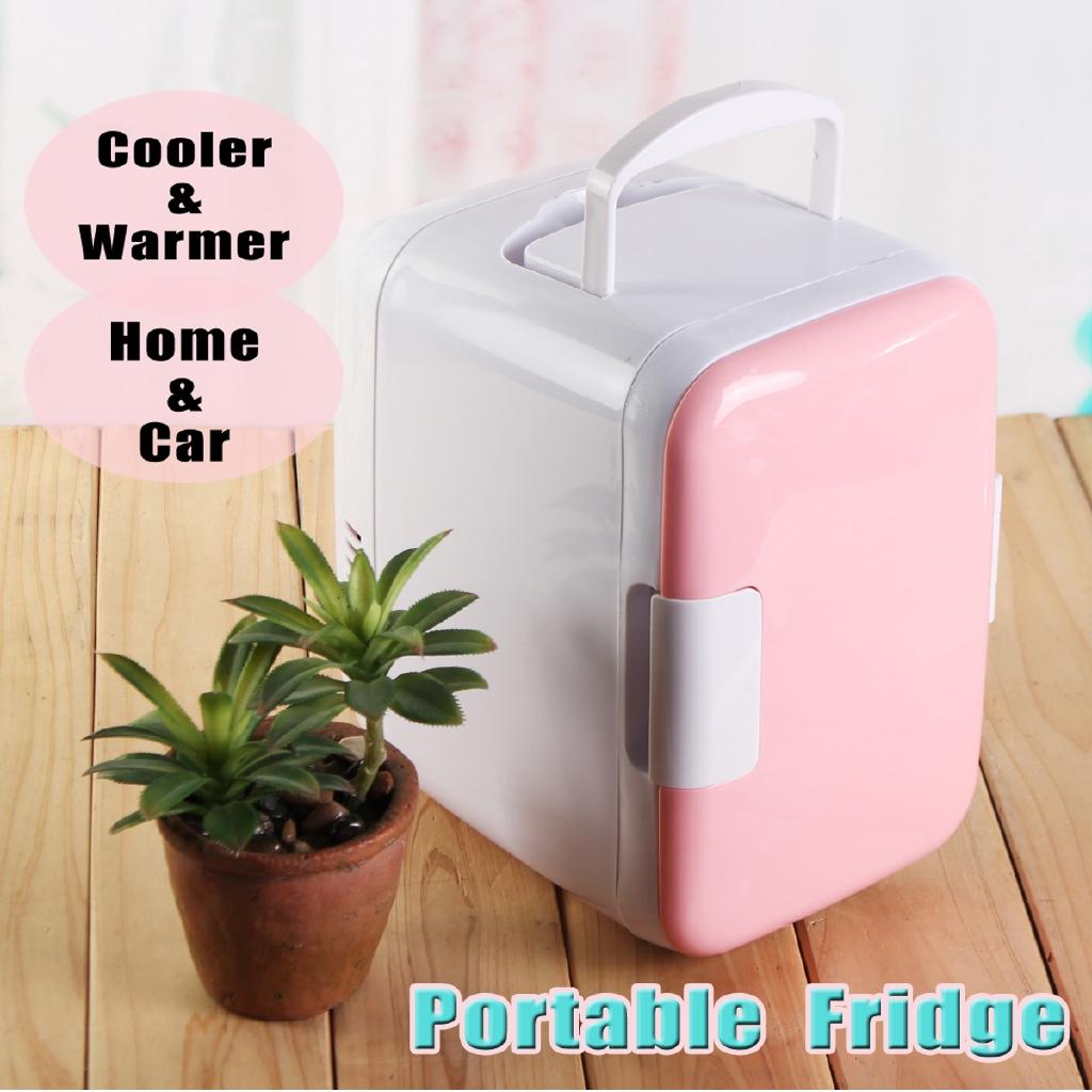 DC 12V 4L Car Refrigerators Ultras Quiet Low Noise Car Mini Refrigerators Freezer Cooling Heating Box Fridge Home Outdoor