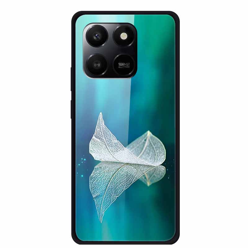 Glass Case For Honor X7d Play 10T 5G Case Soft Bumper Hard Tempered Glass Back Cover For Honor 400 Smart 2025 Phone Cases Fundas