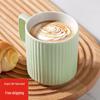 Bayiipin Green Ceramic Vertical Stripe Mug