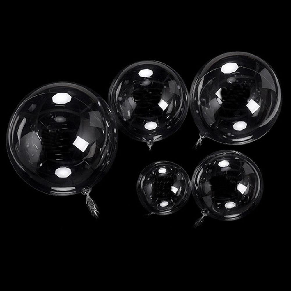 Bobo Balónek Průhledný Bublinový Bobo Balónek Praty Čistý Bobo Balónek pro Baby Shower Svatební Narozeninovou Oslavu Dekorace 10/25/50ks