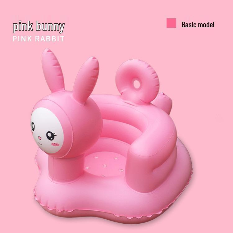 Cross-border Thick PVC Music-Style Baby Inflatable Learning Seat/Sofa, Customizable