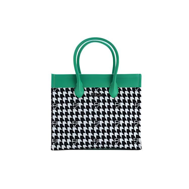 

Новая кожаная сумка-тоут FILA, сумка для покупок, сумочка, обычная женская, зеленая F13W314161F-GN 32.5*16.0*27.4CM