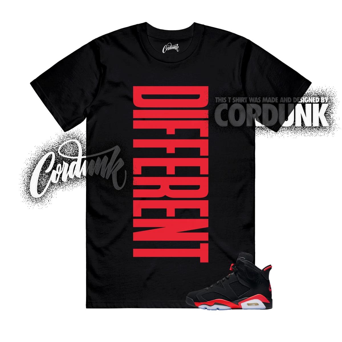 

6 Infrared Salesman Black Light Crimson Solar Red T Shirt Match DFRNT 2XL