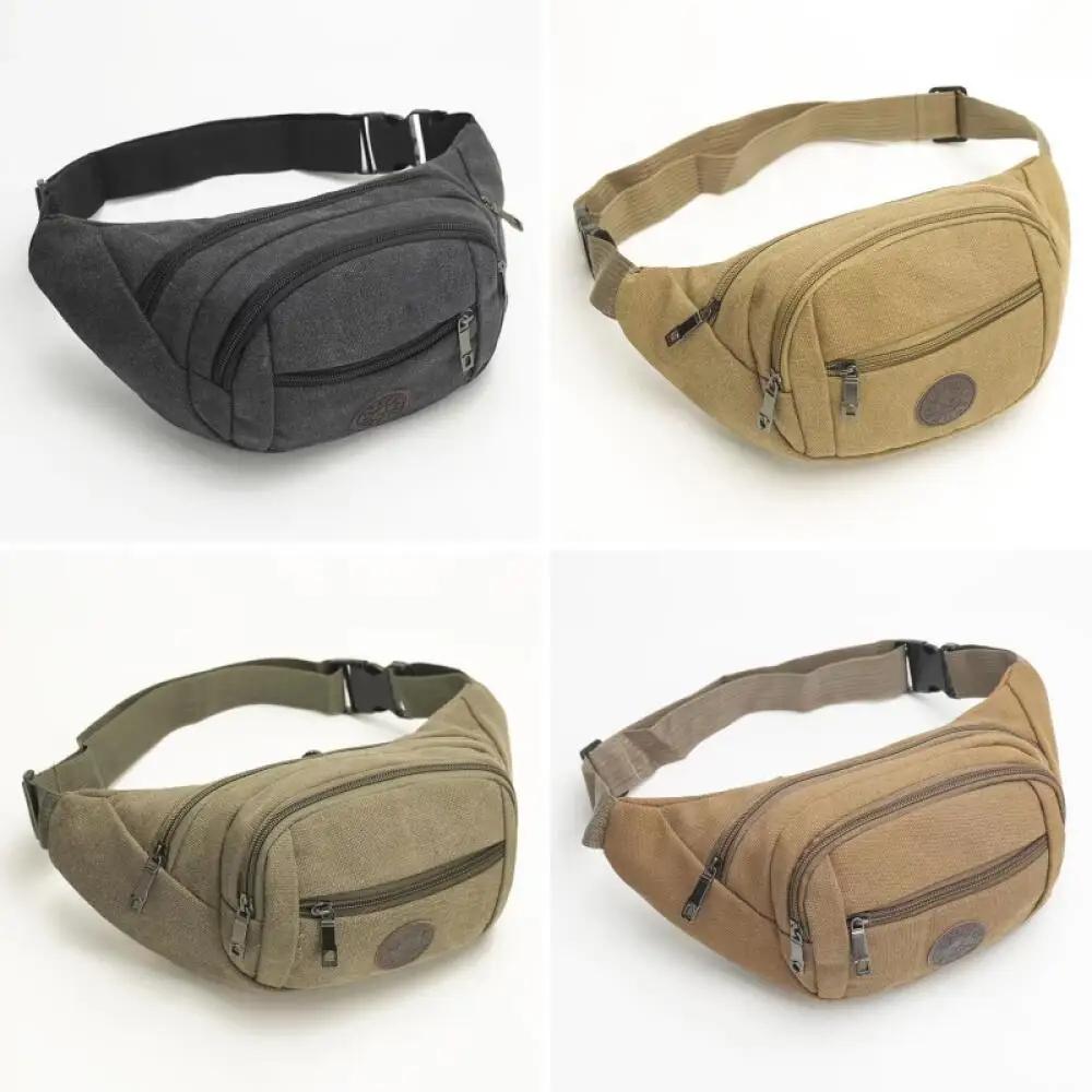 Men's Outdoor Waist Pack Chest Pack Rainproof Lightweight Wear-resistant Suitable for Hiking, Running Outdoor Activities