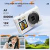 Ultra HD Dual Screen WiFi Camera: 4K/5K Selfie, Portable Student-Friendly