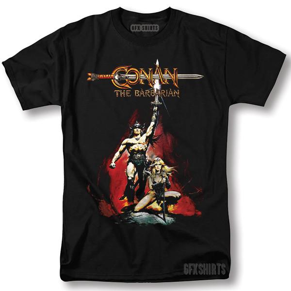 

Conan the Barbarian Shirt Movie Classic Vntg Graphic Design T-Shirt Unisex T-Shirt XXL