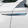 Car Side Fender Knife Protective Metal Stickers for Opel Astra G H J K F Emblem Fender Decals Body Exterior Accessories