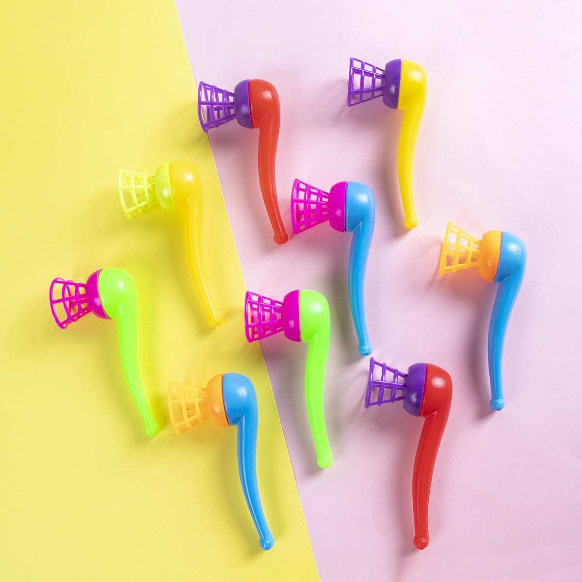 

10/20pcs Fun Colorful Magic Blowing Pipe Floating Ball Game Children Toys Birthday Party Favors for Kids Keepsakes Carnival gift 10pcs