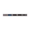 Sanwa Supply USB Combo Hub A Gen 1 X 1 USB A X 2 USB X 1 Slim Aluminum Type-C (USB 3.2 Port, 2.0 Ports, Type-C Port), Bus-Powered, Type, Body,