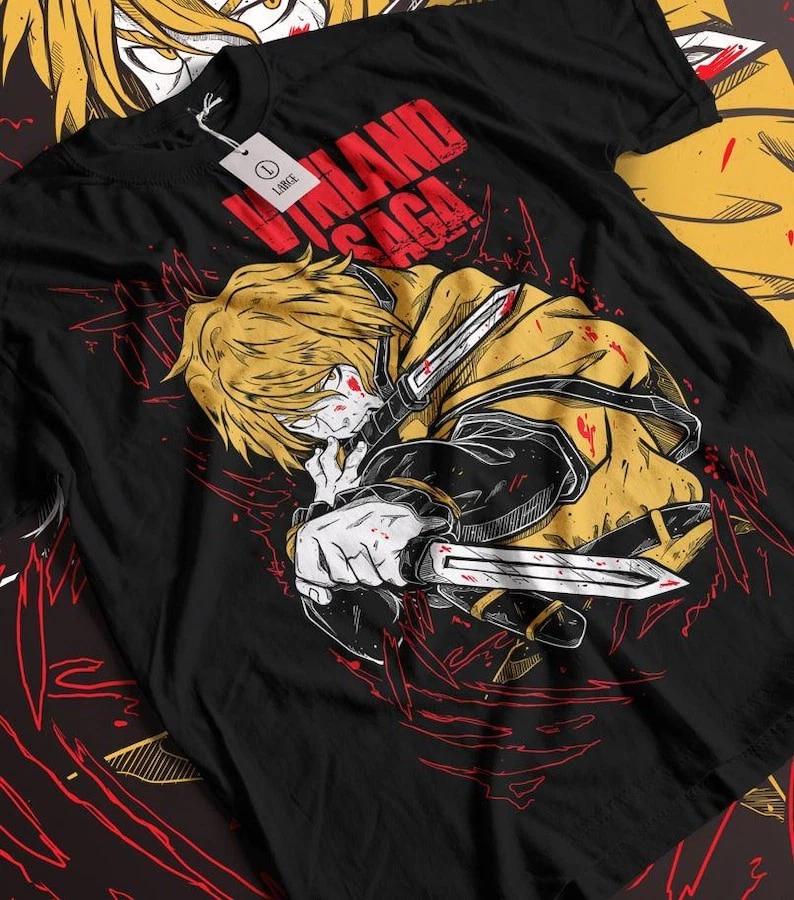 Thorfinn Son Of Thors Anime TShirt Unisexga Viking Saga Anime Unisex TShirt S