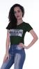 Moomaya Womens Short Sleeves V Neck Tshirt Top w  Sequin Patch ShortTee Summer