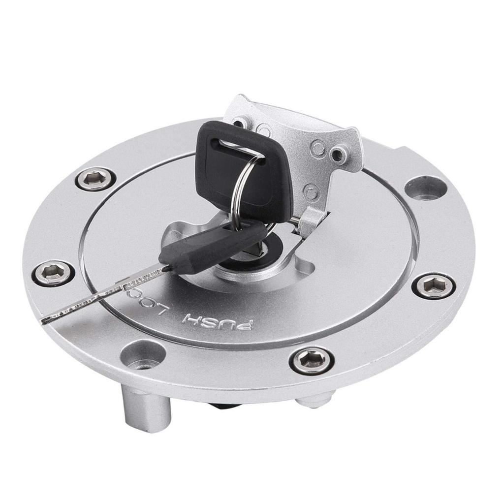 Fuel Tank Fuel Cap, Fuel Tank Cap Lock with 2 Keys, 7 Hole Tank