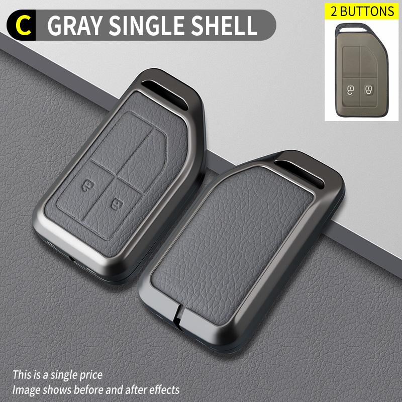 Zinc Alloy Car Key Case Shell Cover Holder for Volvo FH16 RC FM EVRO 6 Fh CARGO 555 FM Heavy Truck Protection Shell Accessories