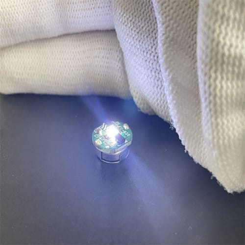 CHASO Small LED Lights, 4-Piece Set, Wireless Magnetic Switch, for Plastic Models, Figures, Gundam Model Kits, Dioramas, Miniature Lighting, Button Ce