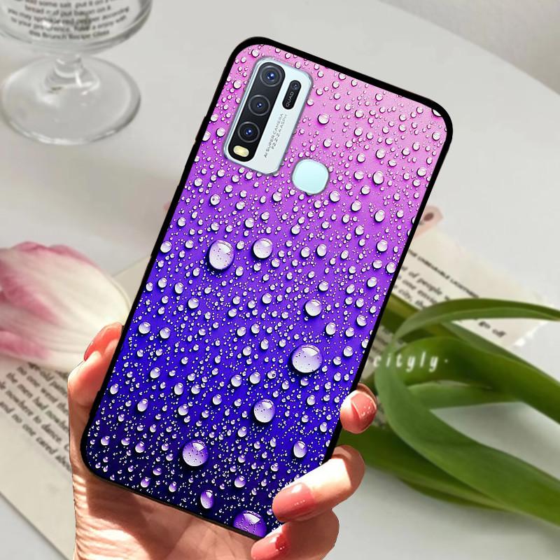 Pro Vivo Y30 1938 Y50 1935 Pouzdro zvířecí Silikonové Měkké TPU Zadní kryty Pro Vivo Y 30 50 Y30 2020 Pouzdro Ochranné Kreslené Funda