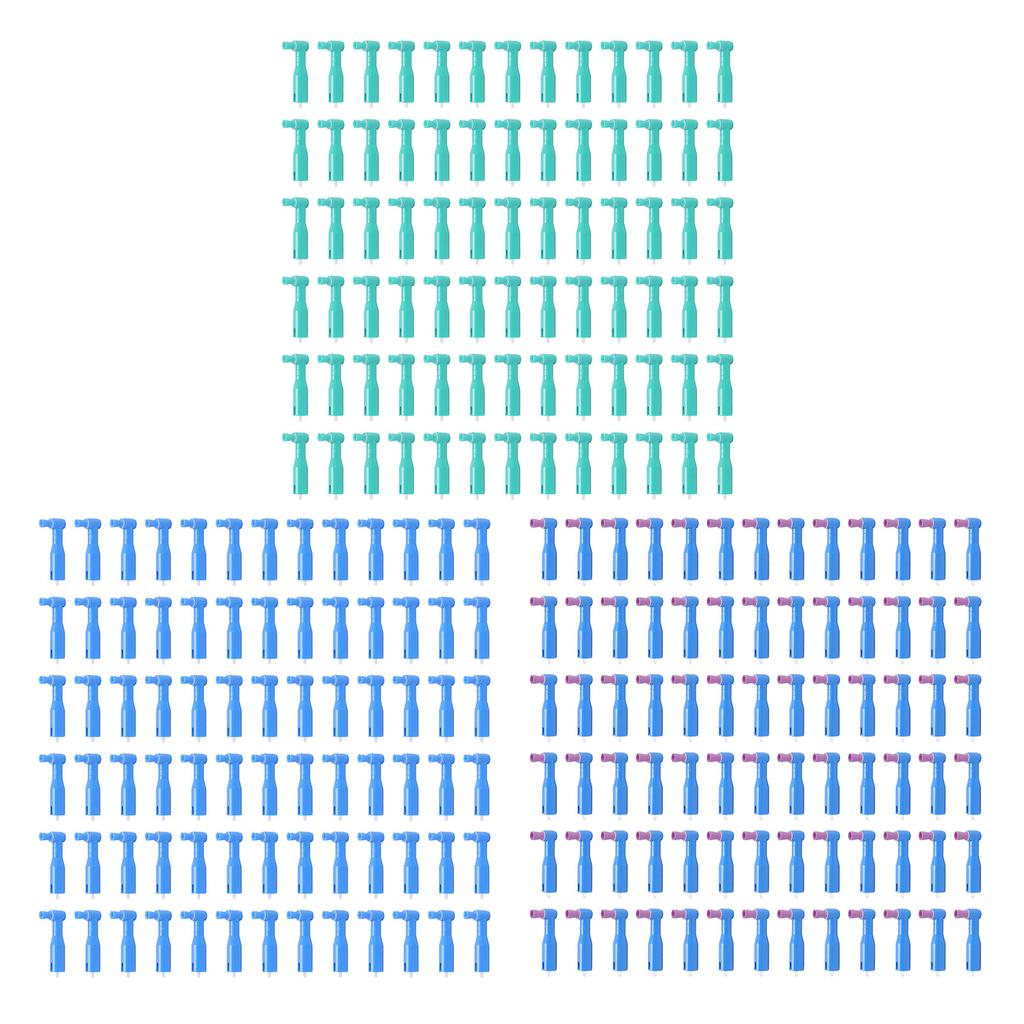 100pcs Teeth Polishing Cup Angles Disposable Safe Teeth Cleaning Polishing Tools for Low Speed Handp