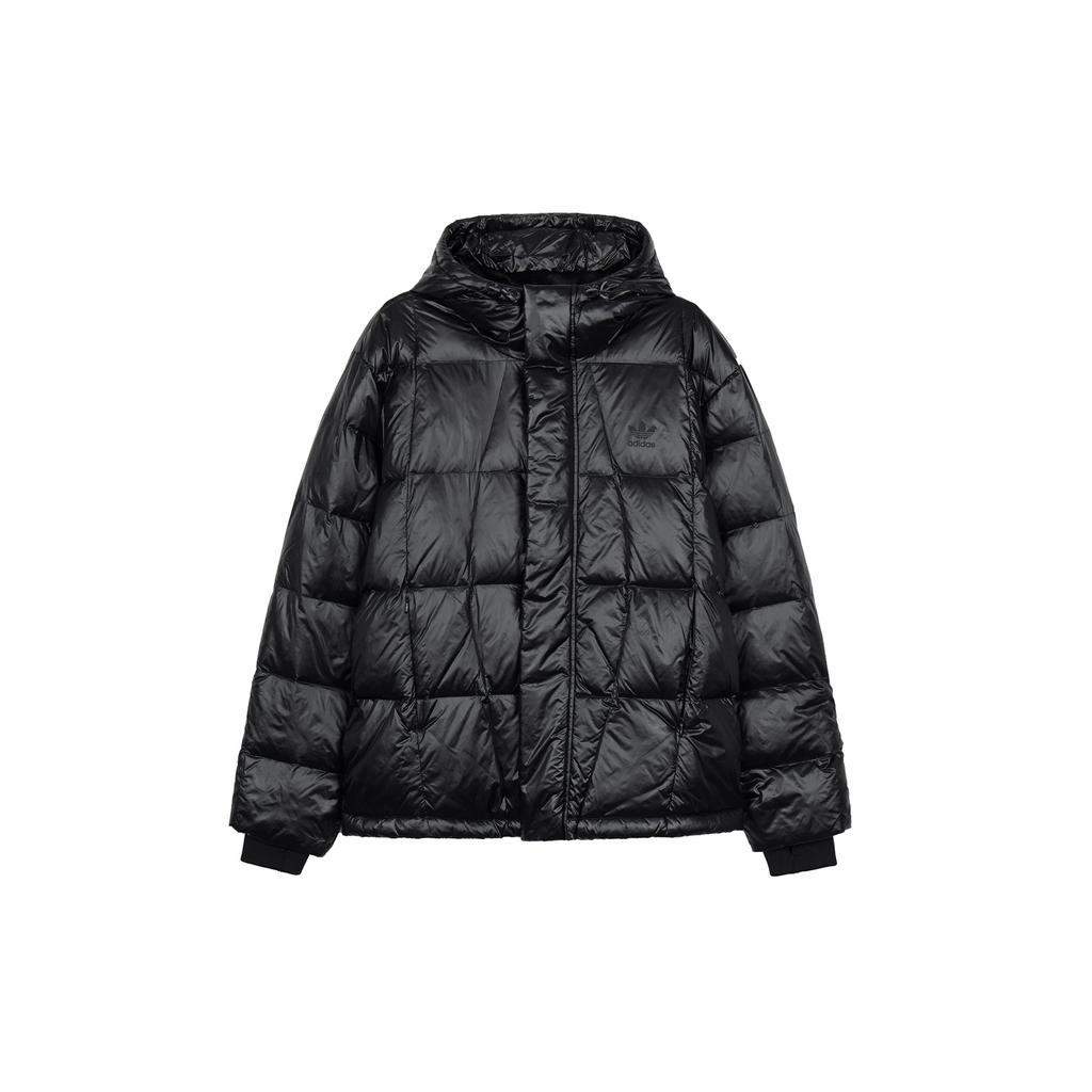 Adidas Originals Down Puffer Jacket With Cuff Detail Men Outerwear Black IR7131