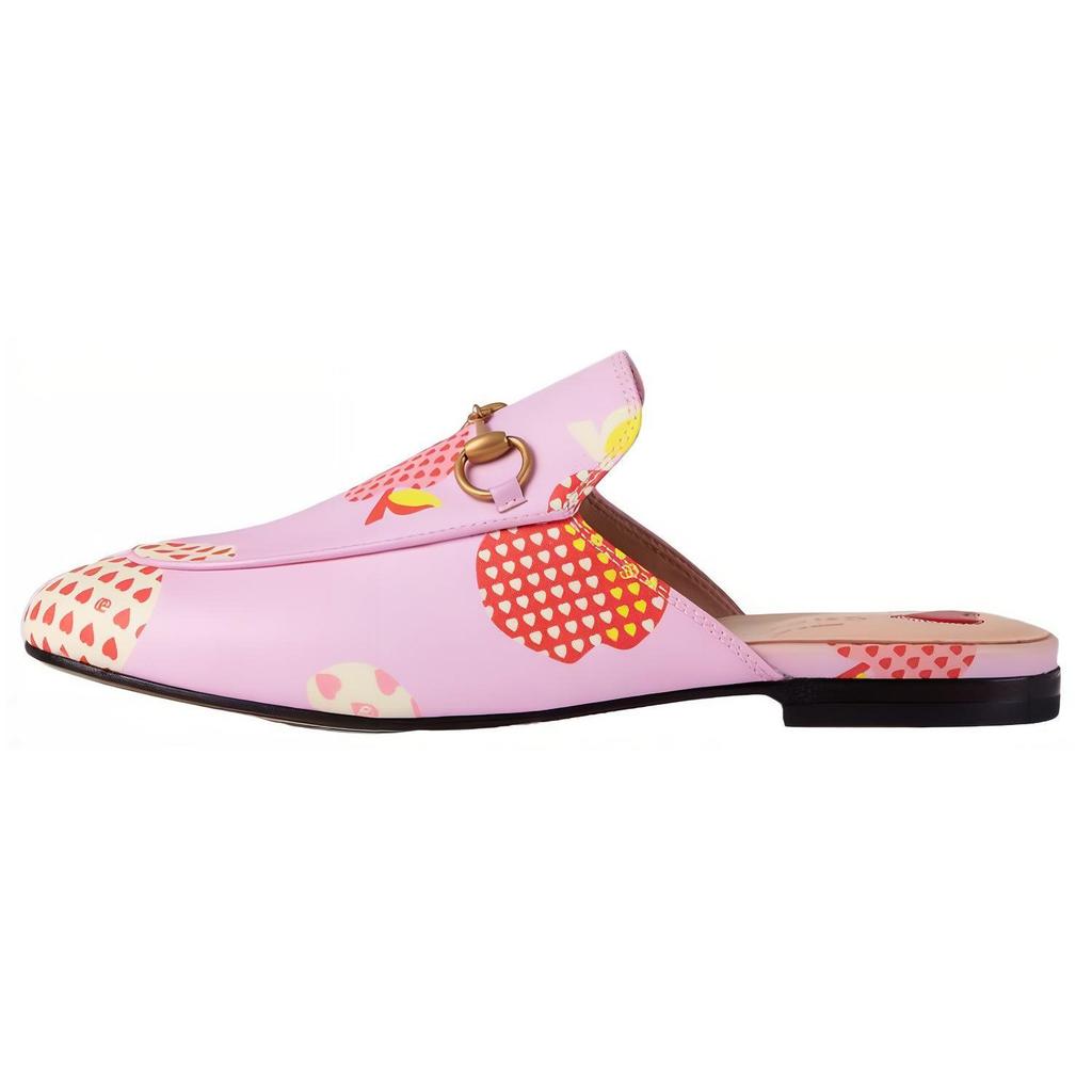 Gucci Princetown Casual Shoes Women's Pink 664201 22M10 5770