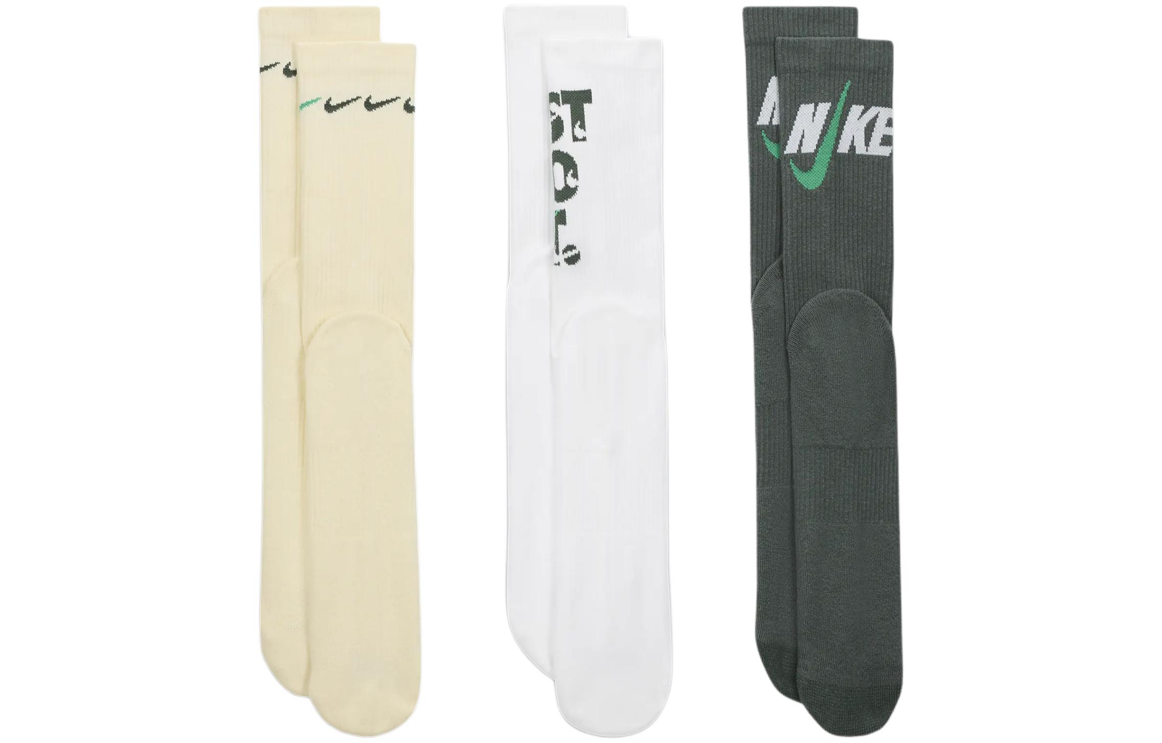 Nike Everyday Plus Cushioned Crew Socks 3 Pack  Multicolor  DH3822-901 S