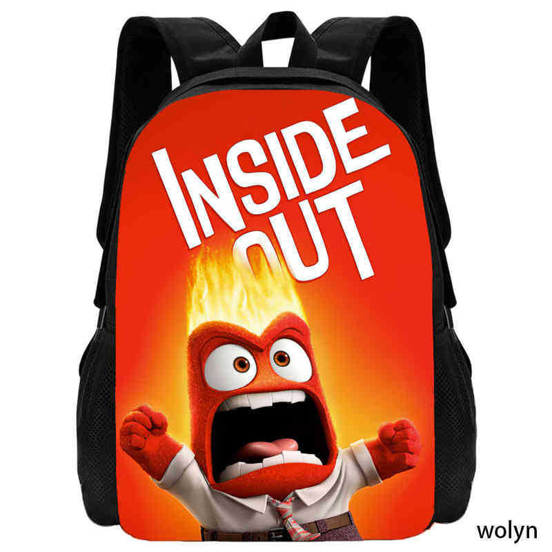 Inside Out 2 Anime Backpack For School And Travel With Storage Compartments