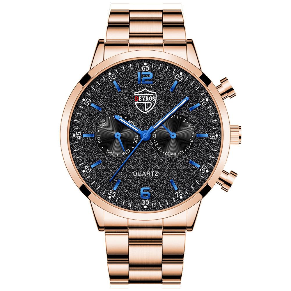 Fashion Watch Men'S Stainless Steel With Quartz Automatic Movement Watch