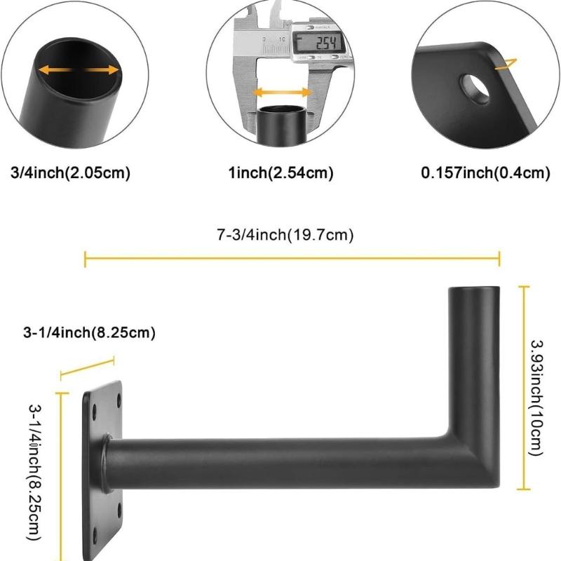 Multiple Purpose Outdoor Mounting Parenthesis For Weathervanes Flagpoles Antennas Easy Assembly