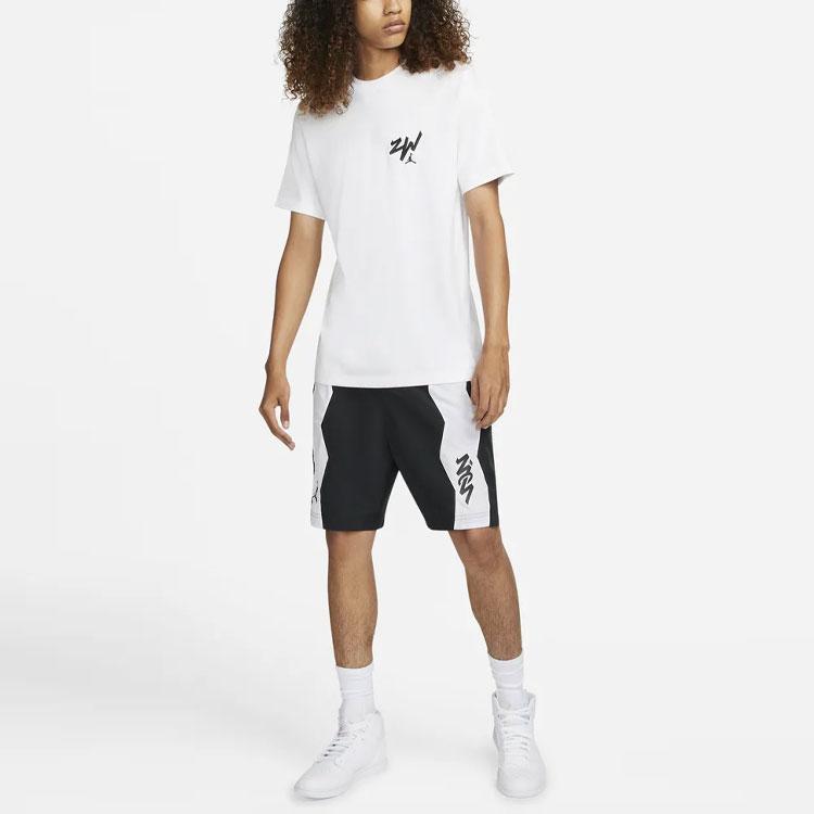 Nike Zion Alphabet Casual Sports Short Sleeve T-Shirt Men Tops White DM4032-101