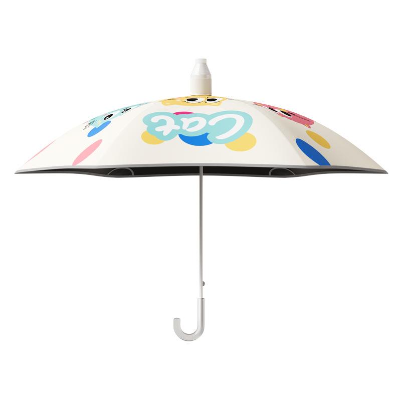 High-end waterproof umbrella, cute cartoon for tall students, enlarged and bold 16-bone weather and rain umbrella
