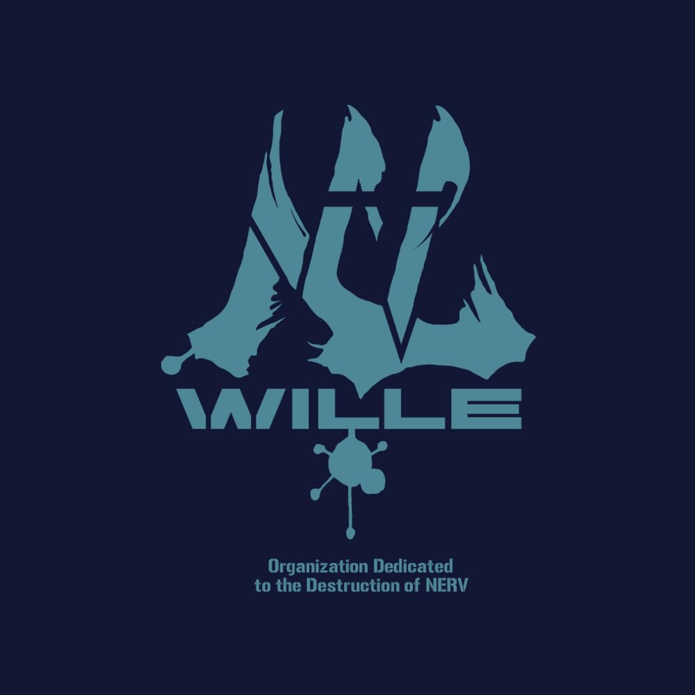 COSPA EVANGELION WILLE Dry NAVY L Size [Official] T-Shirt