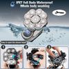 9D Electric Head Shaver for Bald Men, Upgraded 5-in-1 Head Shaver for Bald Men, Waterproof Wet/Dry Grooming Kit Electric Shaver for Men, Cordless
