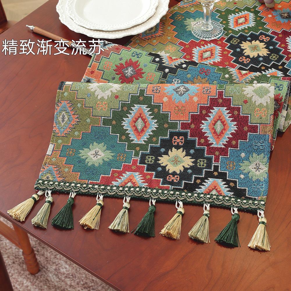American Decorative Tablecloth Ethnic Pastoral Atmosphere Table Flag Household Tablecloth Rectangle