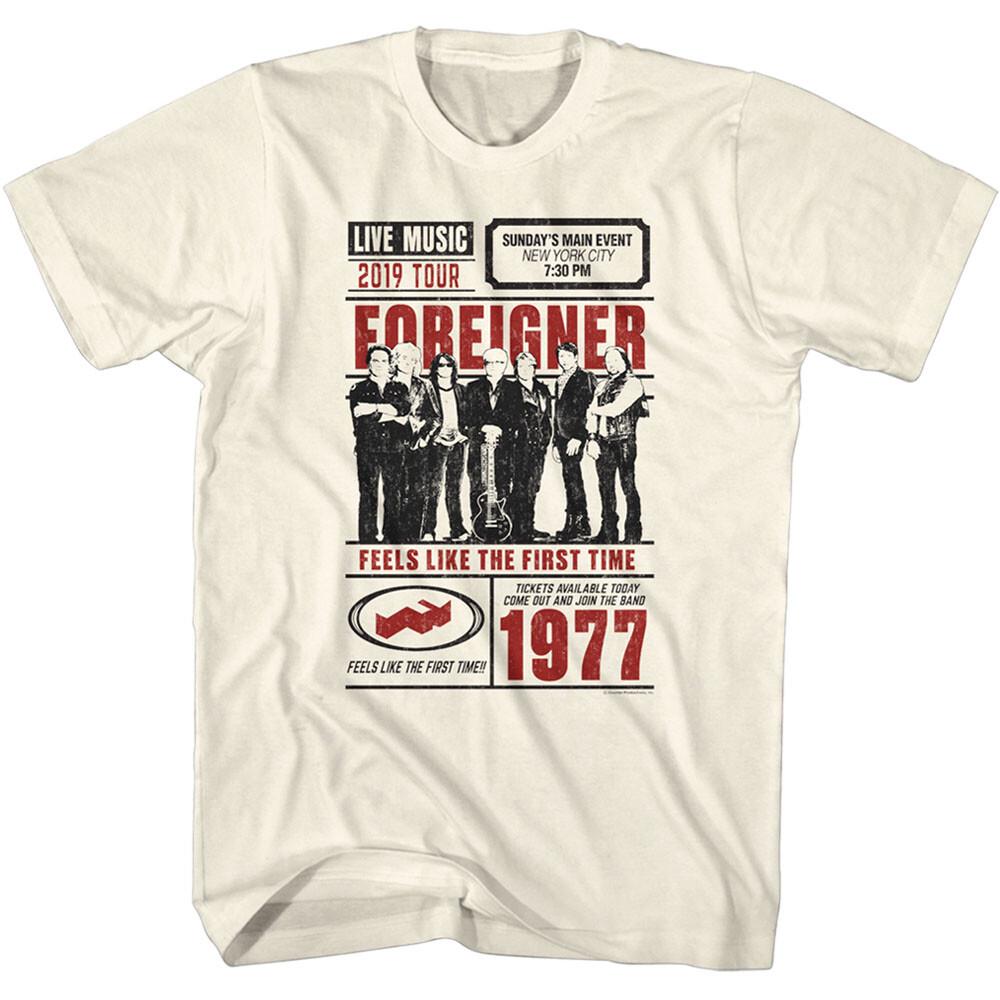 Foreigner 2019 Tour Main Event New York City Adult T Shirt Metal Music Merch Unisex T-Shirt XXXXL