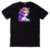 T-Shirt Colorful Magical Unicorn MotifWill Open In a New Window or Tab
