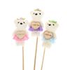 10pcs/set Plush Animal Mini Bear Flower Bouquet Foam Bear Cartoon Bouquet Doll  Valentine's Day