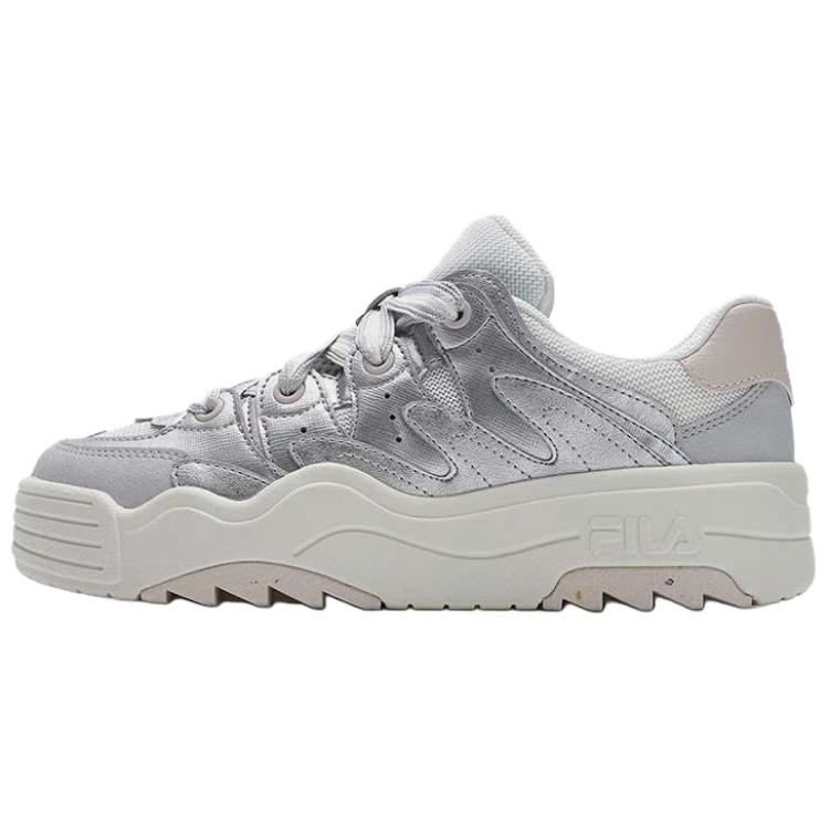 FILA Rosetta Abrasion Resistant Low top Skateboard Shoes Women s Silver F12W521217FSO 40