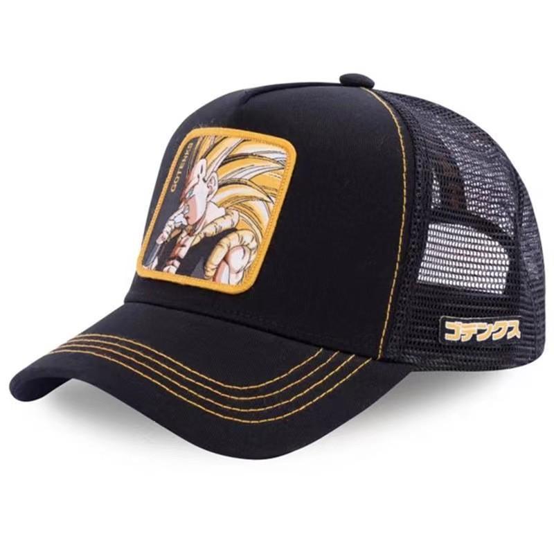 Dragon Ball Goku Embroidered Baseball Cap With Sun Protection For Casual Wear