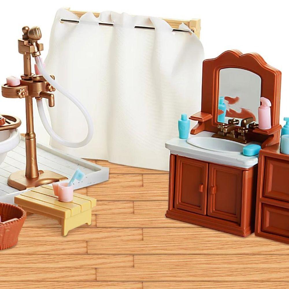 10pcs Multicolors Miniature Dollhouse Floor Boards Furniture Wall Floor Decor  Fit 1:12 Dollhouse