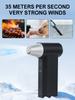 150000RPM Electric Air Duster Handheld Mini Turbo Jet Fan Powerful Air Blower Compressed Air Duster for Car Dryer/PC/Home Clean