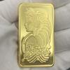 Swiss Goddess of Wealth Commemorative Gold Bar Badge