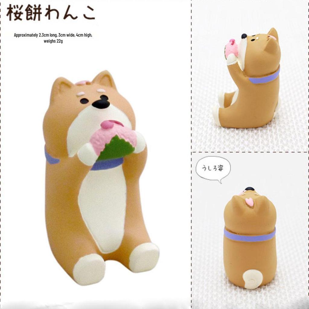 ZAKKA Japanese Cat Resin Figurine - Flower Viewing Festival DIY Trendy Blind Box Toy, Decoration, Gift & Ornament