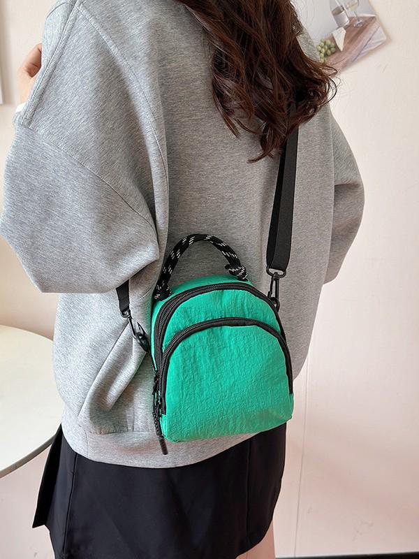 Color Block Mini Phone Crossbody Bag - Lightweight & Versatile for Autumn/Winter