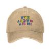 Wacky Wednesday Spirit Week Party Day Sun Baseball Cap  Fashion Unisex Adult Washed Trucker Hat High Quality Running Hippie Present