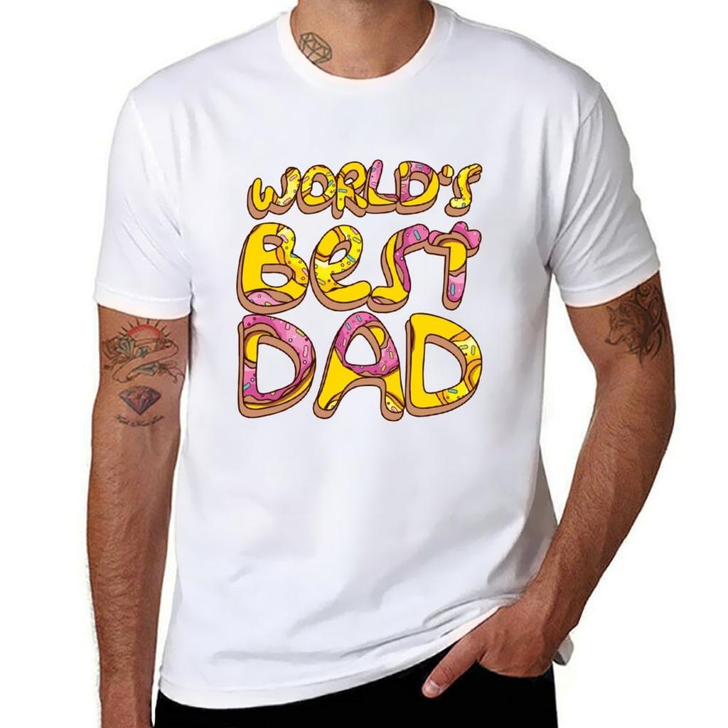 Worlds Best Dad Tshirt Ultra Soft Breathable Tee Top