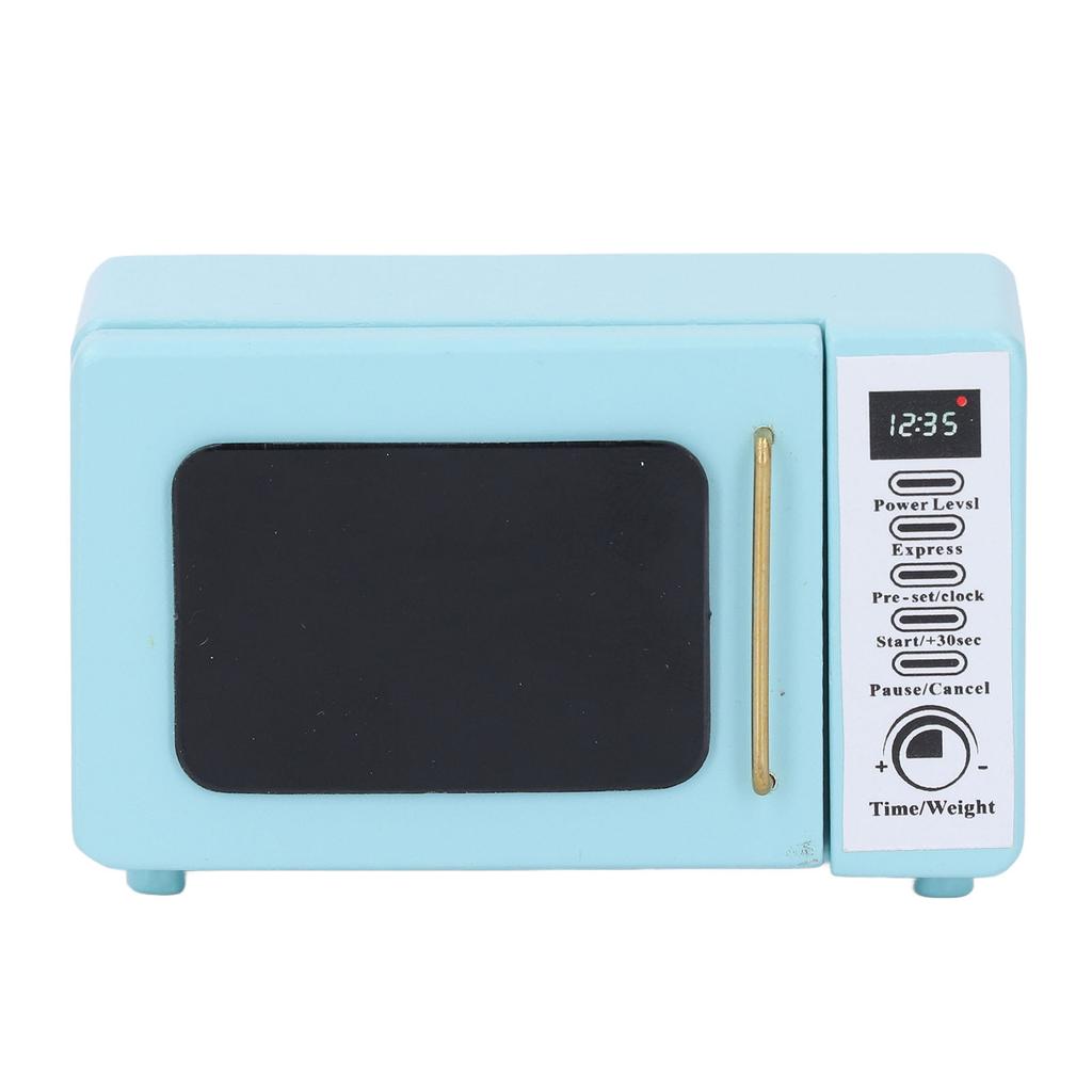 Doll House Miniature Microwave Miniature Microwave Oven Doll House Kitchen Scene Decoration for